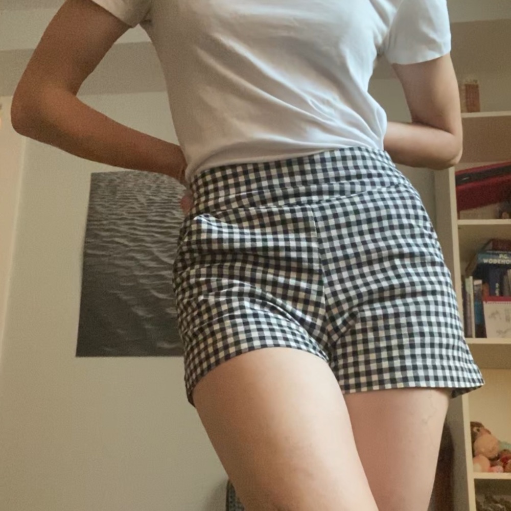 Zara gingham shorts
